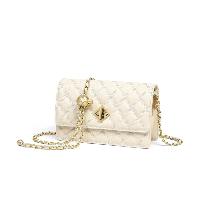 2023 Women's Chain Crossbody Leather Underarm Conch Bag