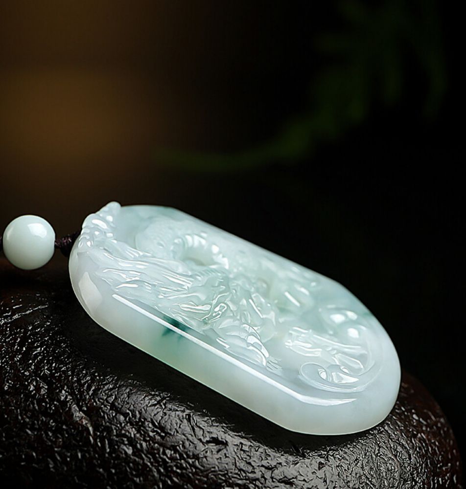 Jade Dragon Pendant-Tajade