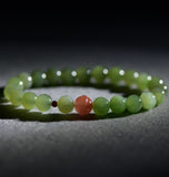 Hetian Jade Jasper Bracelet-Tajade