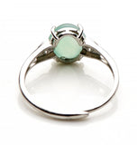 Inlaid Silver Jade Ring-Tajade