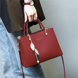 Tajade 2023 high-end leather women's Messenger portable shoulder bag