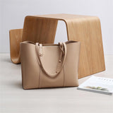 Tajade 2023 women's leather large-capacity commuting shoulder tote bag