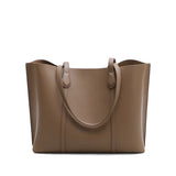 Tajade 2023 women's leather large-capacity commuting shoulder tote bag