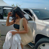 Tajade Hand Woven Beach Straw Bag