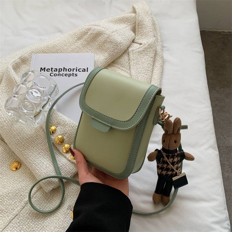 Tajade Mini Soft Leather Messenger Shoulder Small Square Bag
