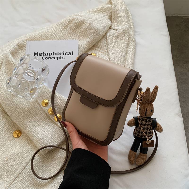 Tajade Mini Soft Leather Messenger Shoulder Small Square Bag
