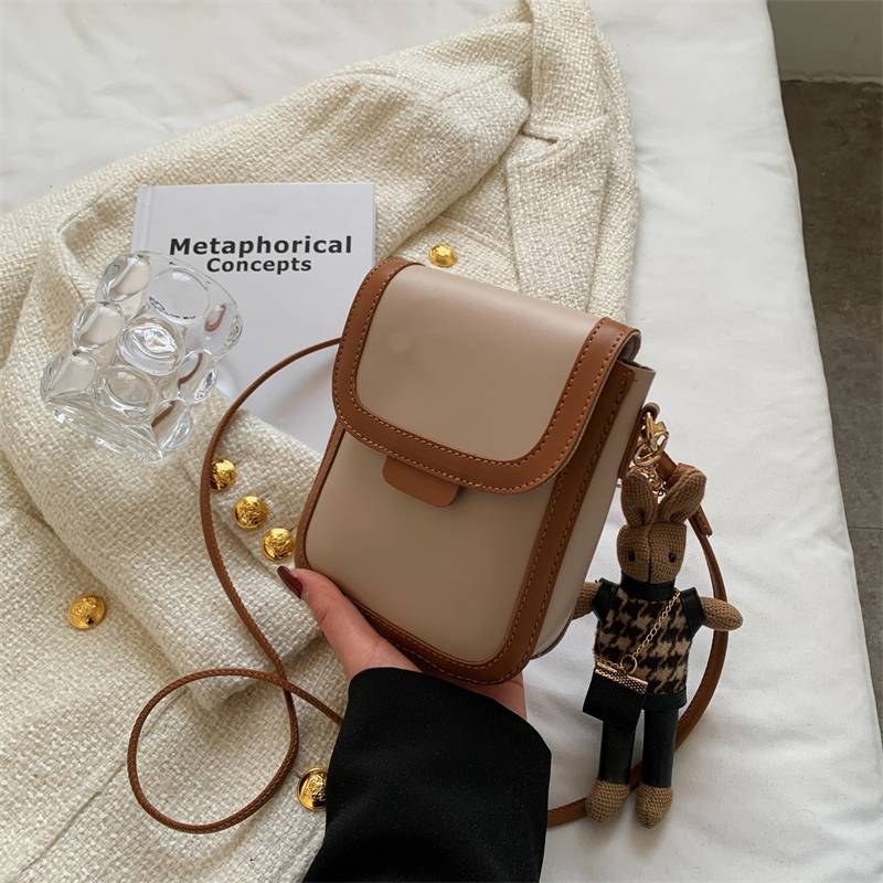 Tajade Mini Soft Leather Messenger Shoulder Small Square Bag