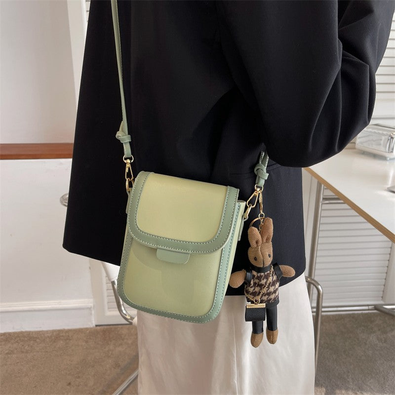 Tajade Mini Soft Leather Messenger Shoulder Small Square Bag