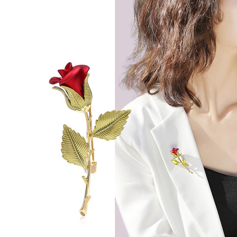 Tajade Rose Brooch