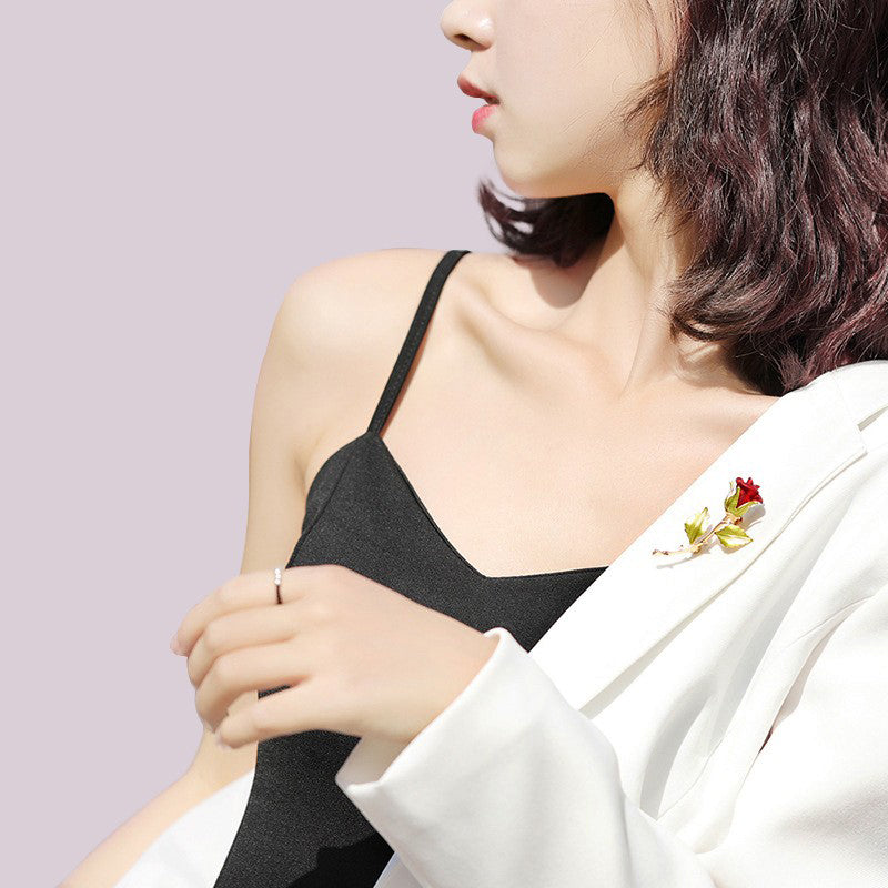 Tajade Rose Brooch
