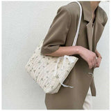 Tajade Summer Beach Shoulder Tote Woven Straw Bag