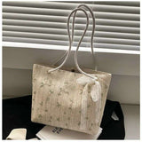 Tajade Summer Beach Shoulder Tote Woven Straw Bag