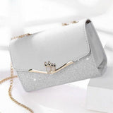 Tajade women's messenger genuine leather owl accessory chain small square bag