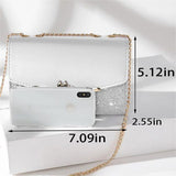 Tajade women's messenger genuine leather owl accessory chain small square bag
