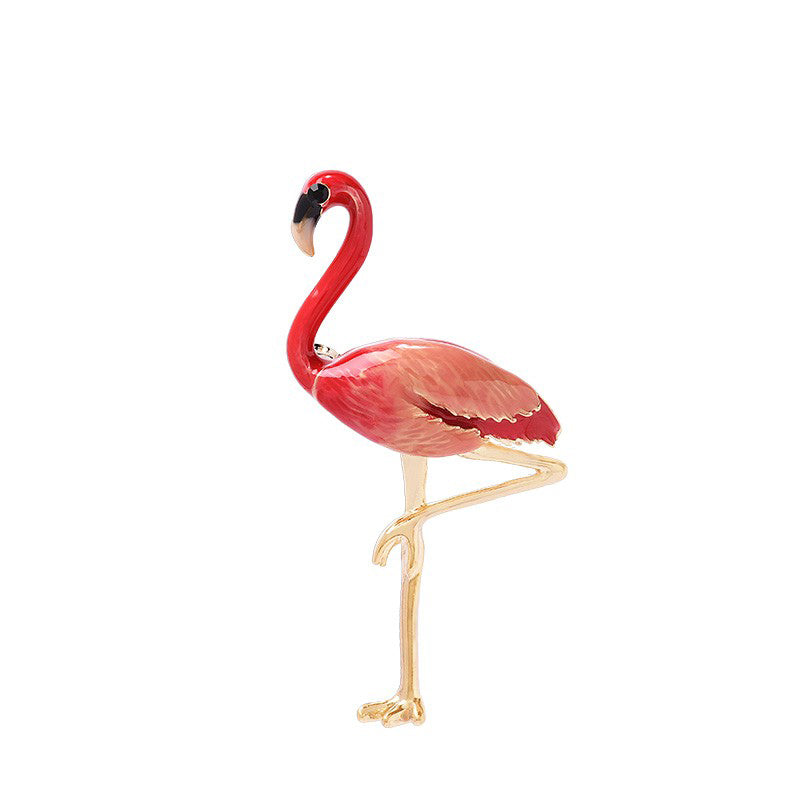 Flamingo Brooch-Tajade