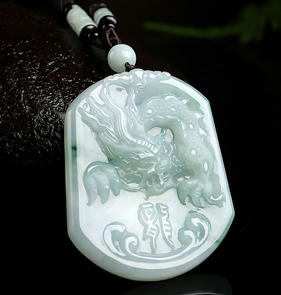 Jade Dragon Pendant-Tajade
