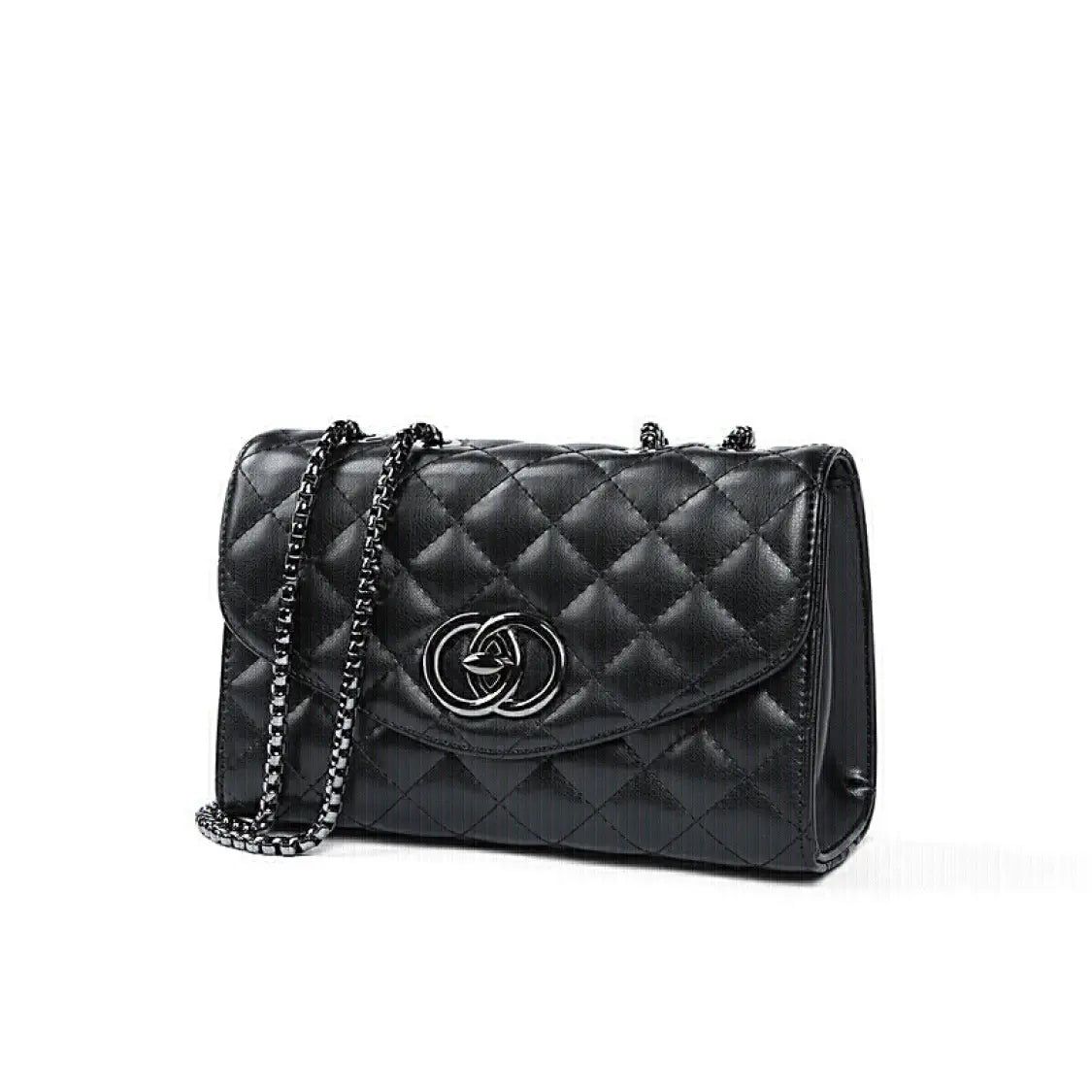 Tajade 2023 Leather messenger chain bag small square handbag