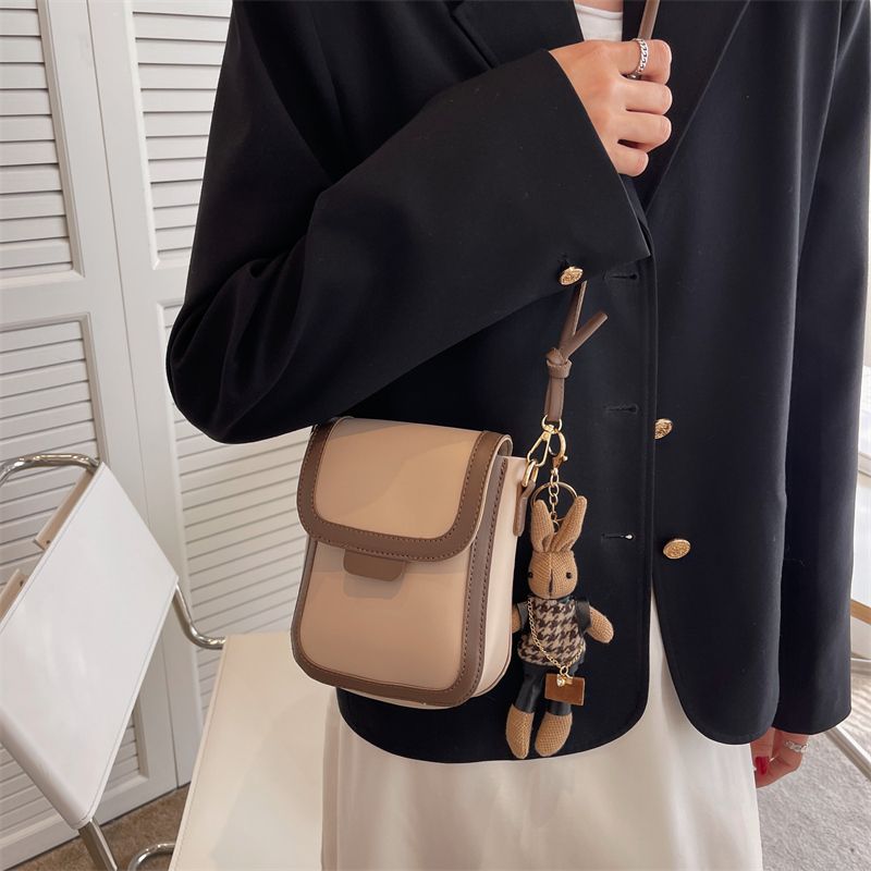 Tajade Mini Soft Leather Messenger Shoulder Small Square Bag