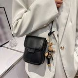 Tajade Mini Soft Leather Messenger Shoulder Small Square Bag